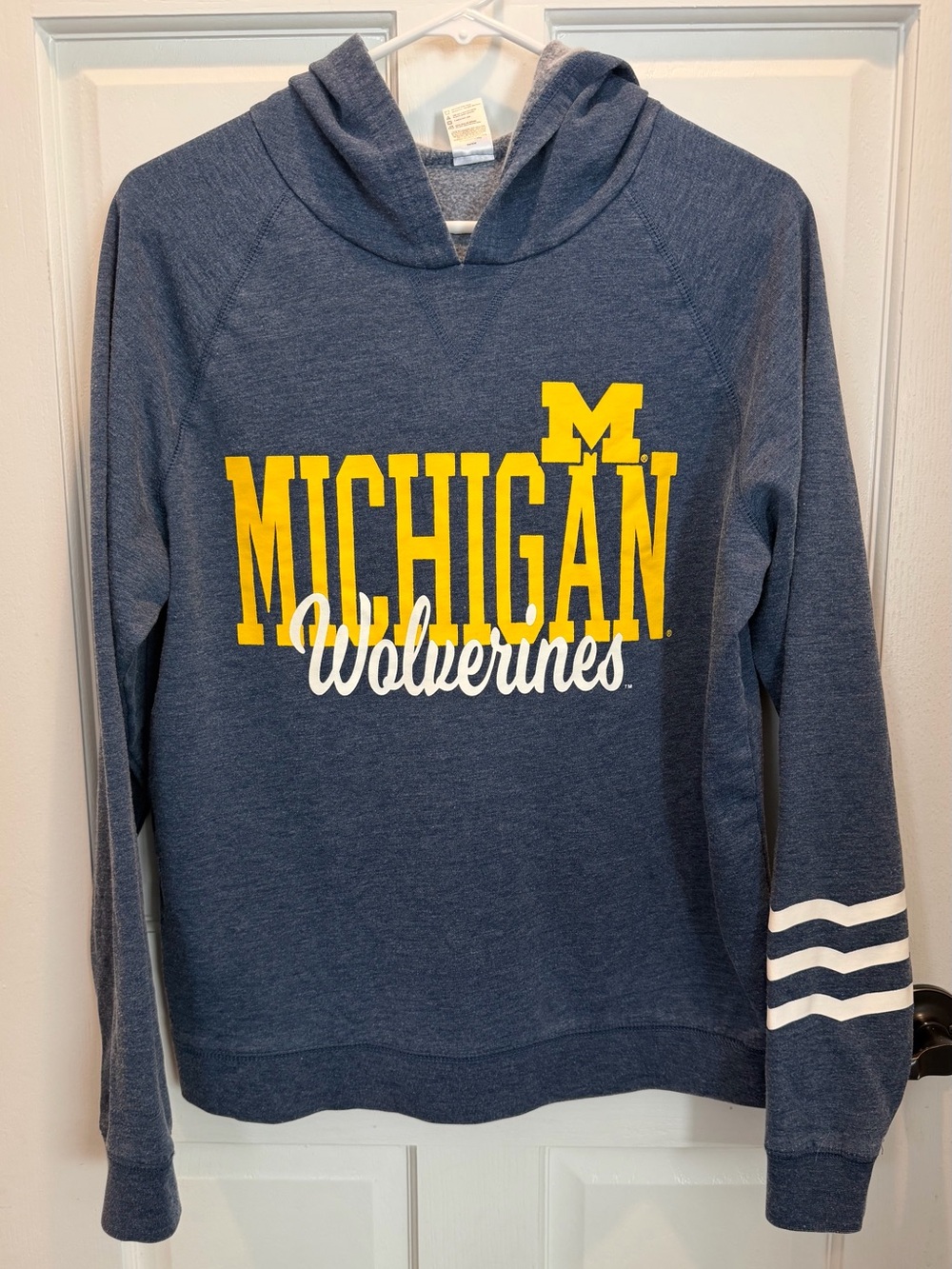 Michigan Wolverines Women's Navy Hoodie Sweatshirt